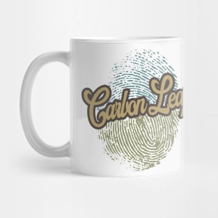 Carbon Leaf Fingerprint Mug